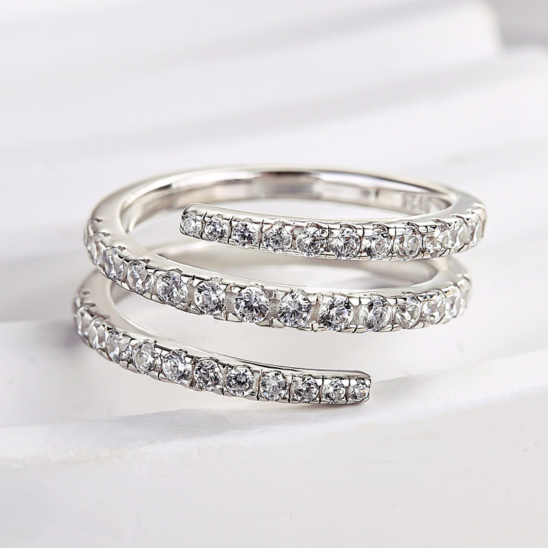 1.0ct Round Cut Simulated Diamond Wedding Band – White Gold Plated