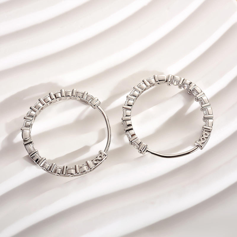 Timeless Round-Cut Simulated Diamond Earrings