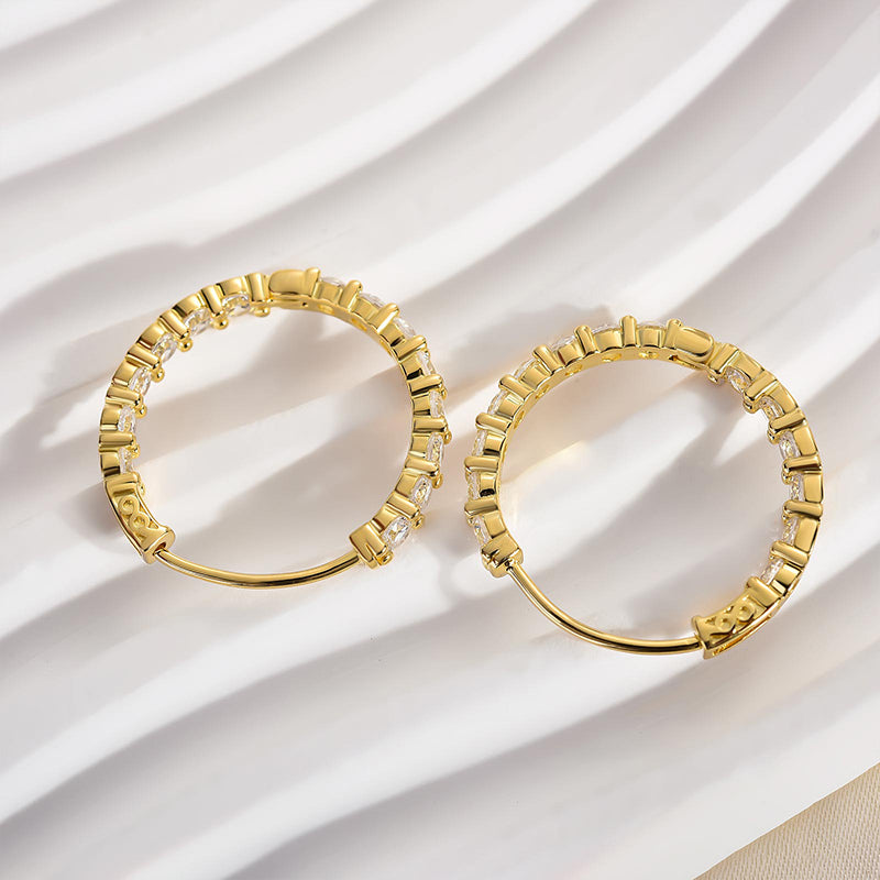 Timeless Round-Cut Simulated Diamond Earrings