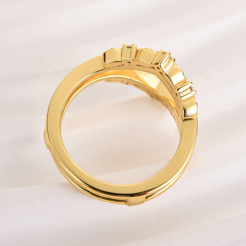 1.0 Carat Simulated Diamond Ring in 925 Sterling Silver