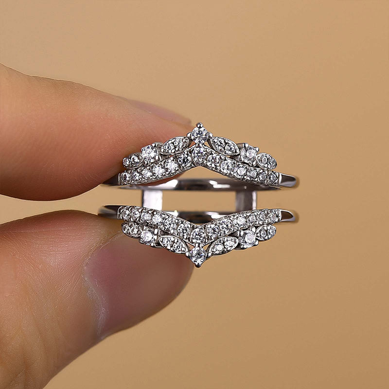 1.0 Carat Simulated Diamond Ring in 925 Sterling Silver