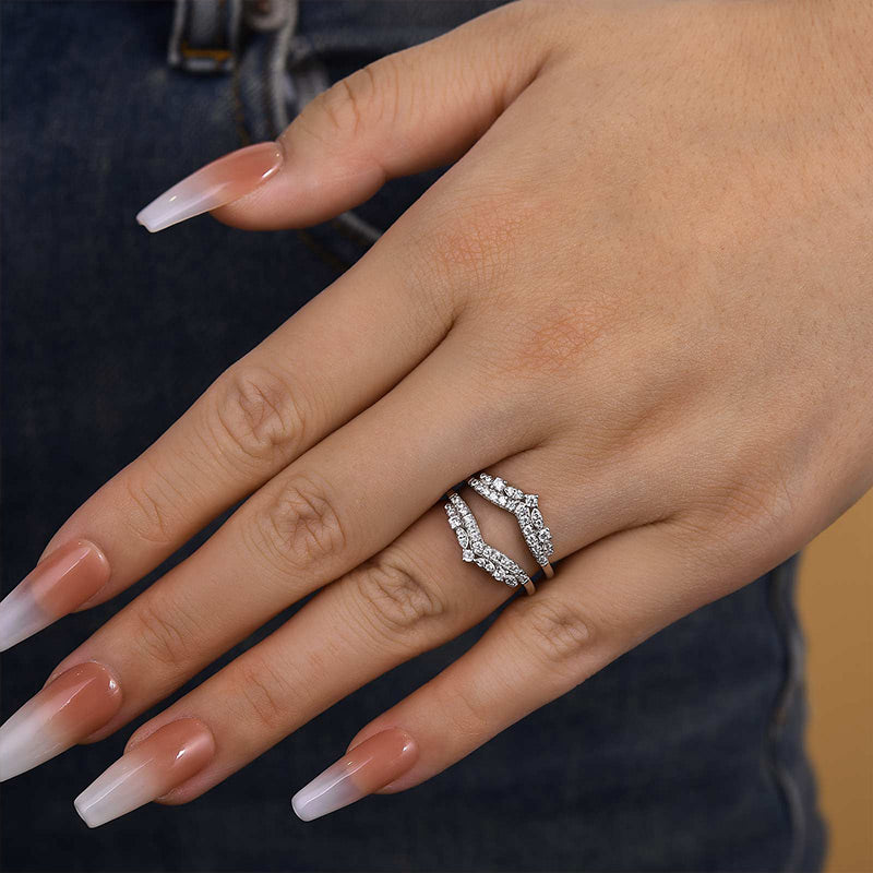1.0 Carat Simulated Diamond Ring in 925 Sterling Silver