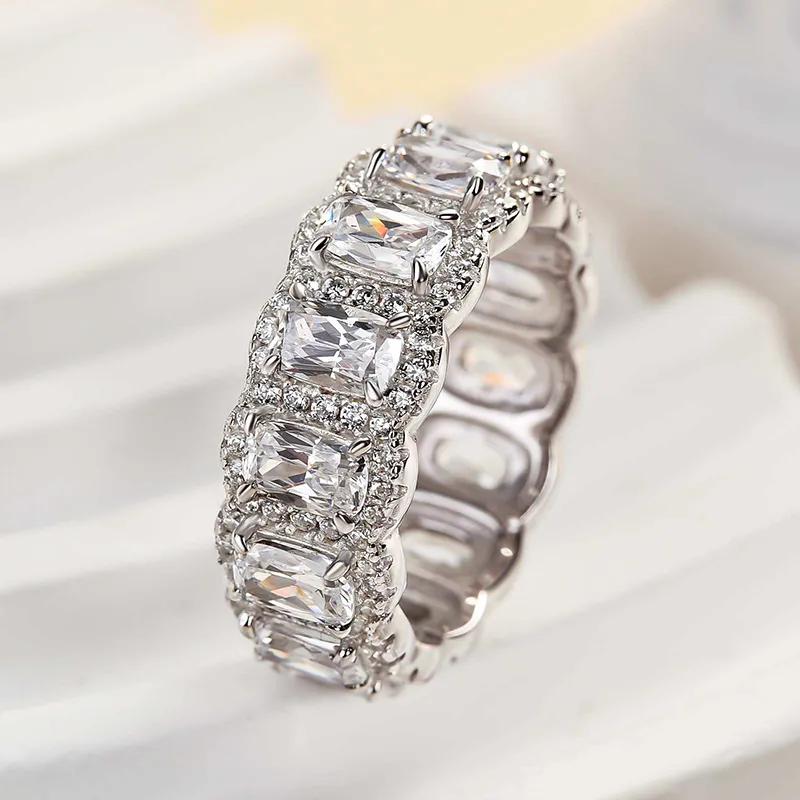 1.0Ct Sona Diamond Band, White or Gold Plated Sterling Silver