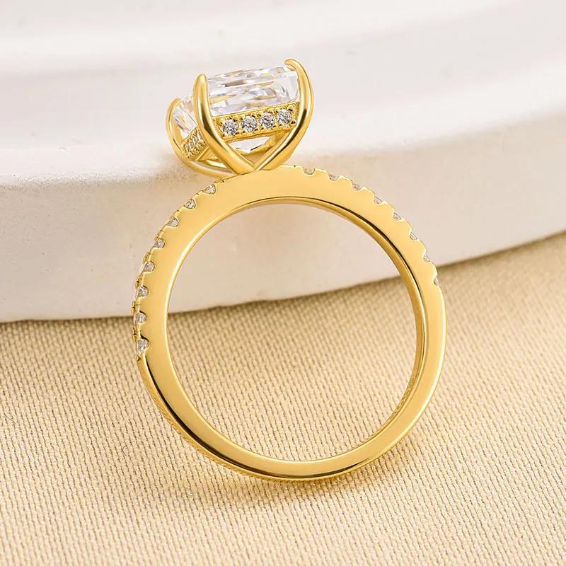 2 Carat Princess-Cut Simulated Diamond Ring in Sterling Silver