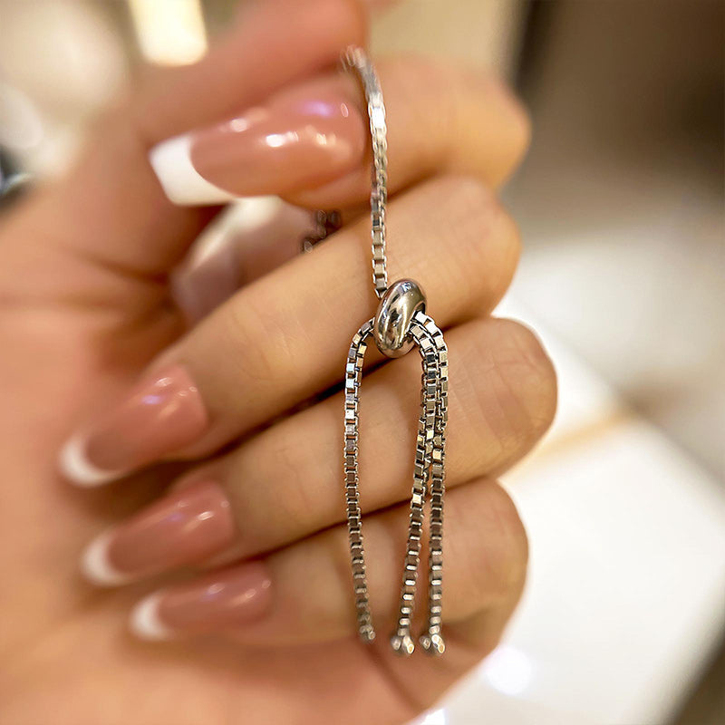 Sophisticated Emerald-Cut Green Simulated Diamond Bracelet