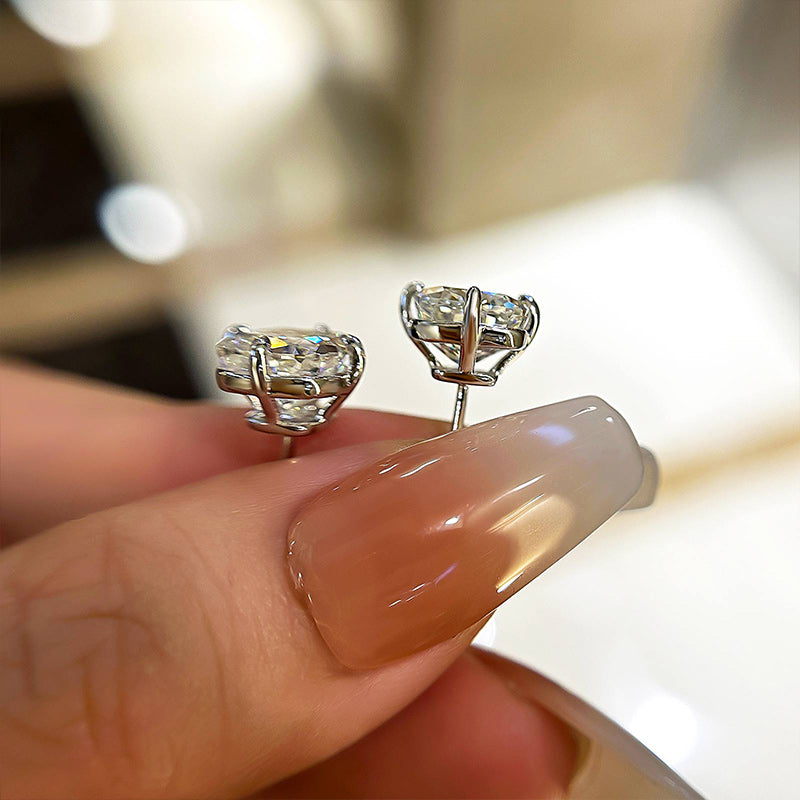 Luxury Cushion Cut Simulated Diamond Earrings