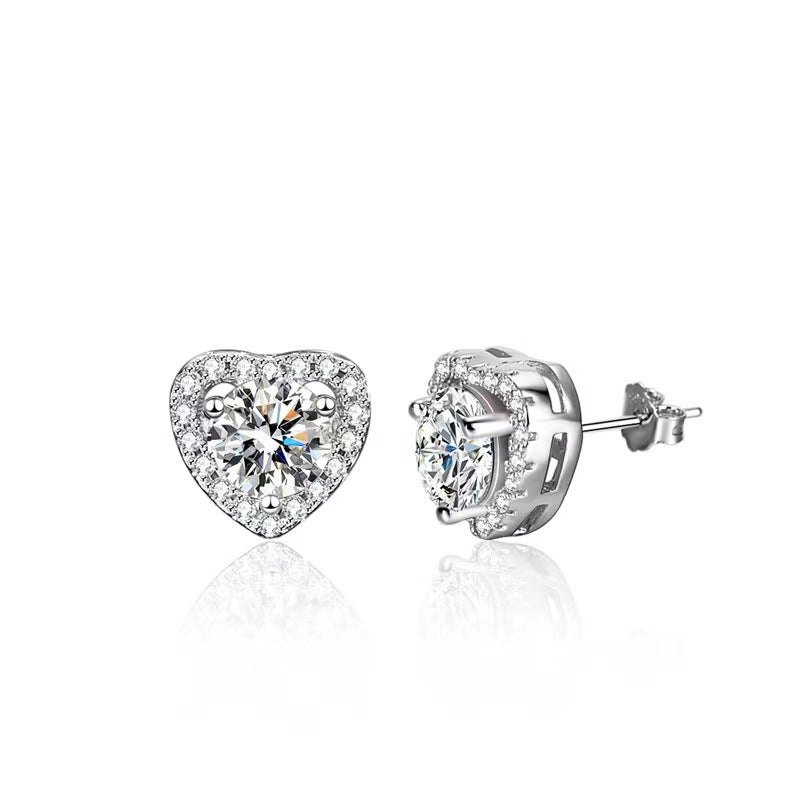 Timeless Round-Cut Moissanite Earrings