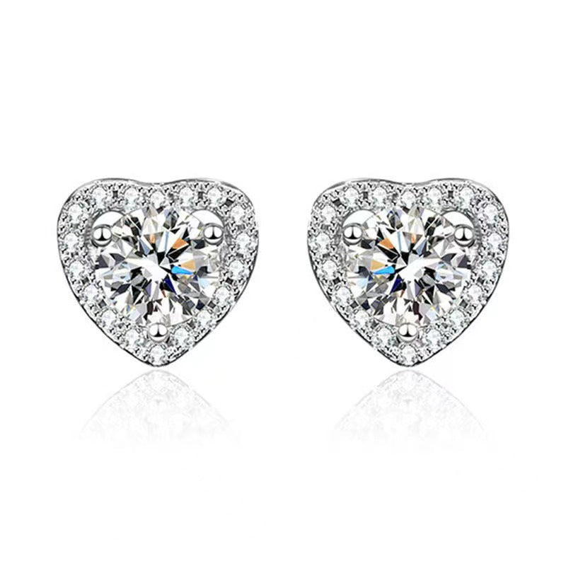 Timeless Round-Cut Moissanite Earrings