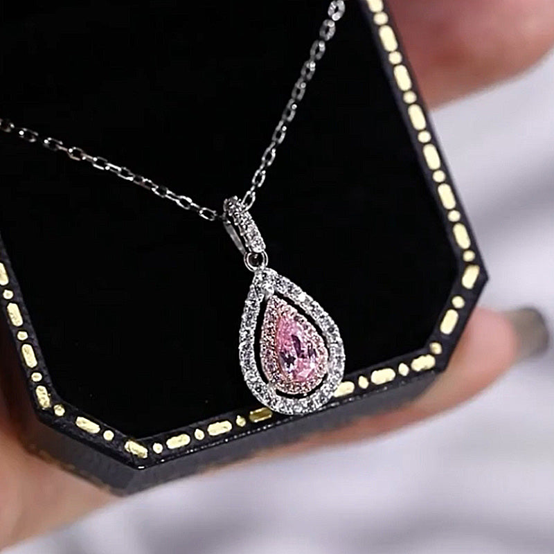 Timeless Simulated Diamond Necklace for Eternal Romance