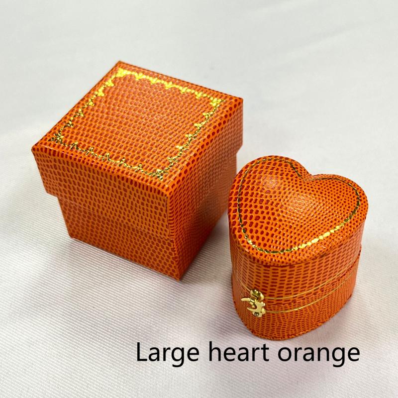 Vintage Oversized Light Luxury Jewelry Box Heart-shaped Engagement Rring Box