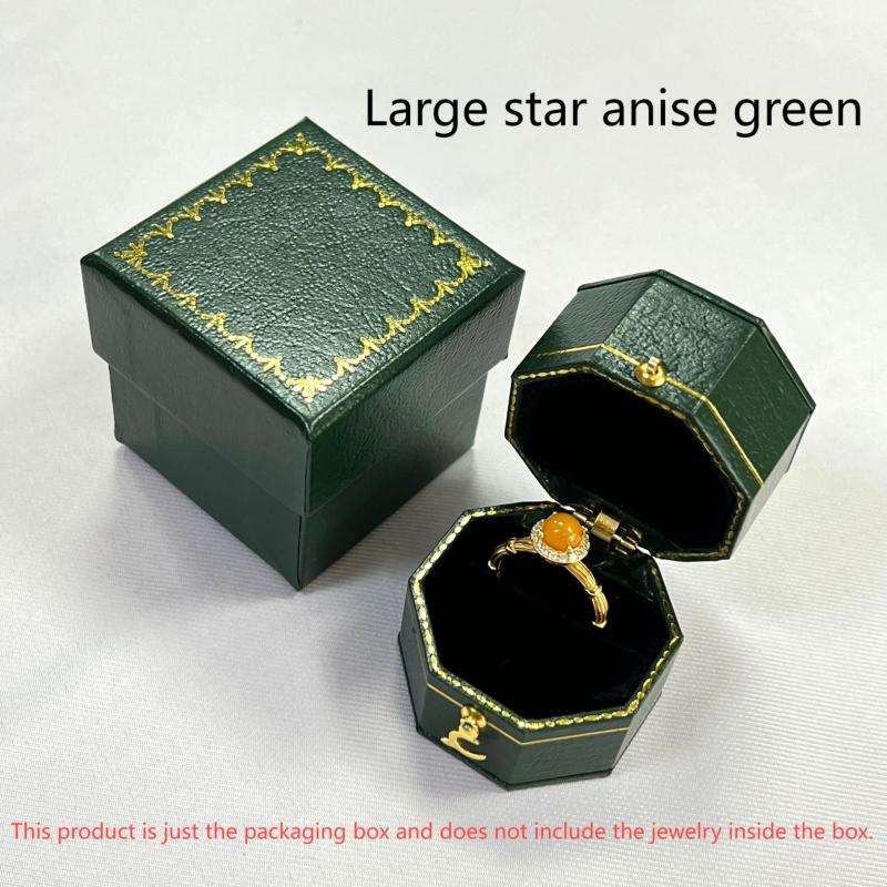 Vintage Oversized Light Luxury Jewelry Box Heart-shaped Engagement Rring Box