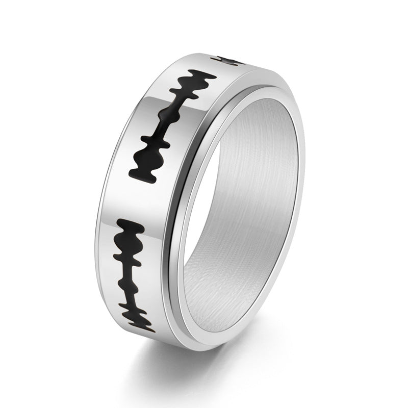 Tungsten Carbide Band White/Yellow/Black Gold Plated