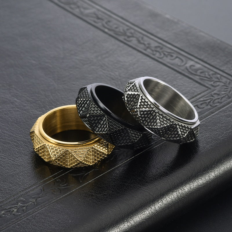 Aurogem Tungsten Carbide Gold Plated Mens Wedding Band