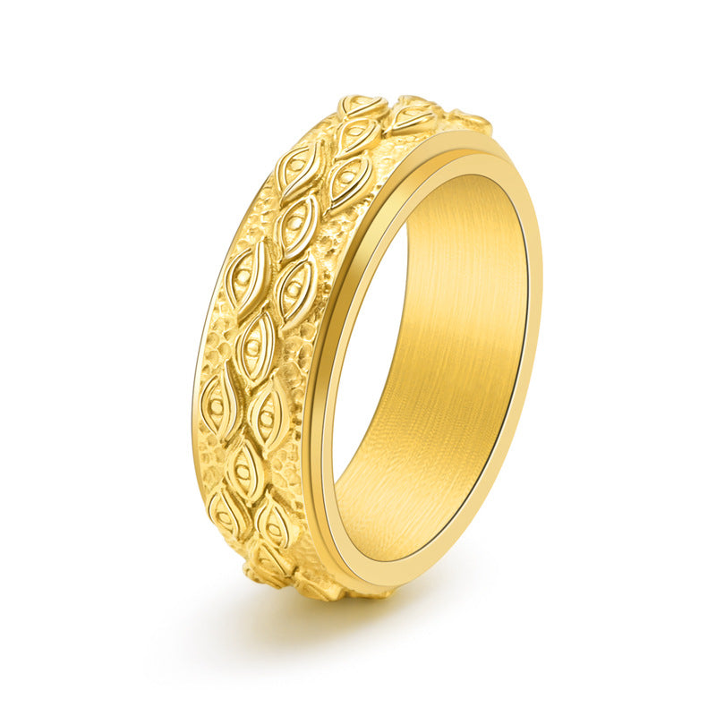 Tungsten Carbide "Eye of God" Men's Wedding Band