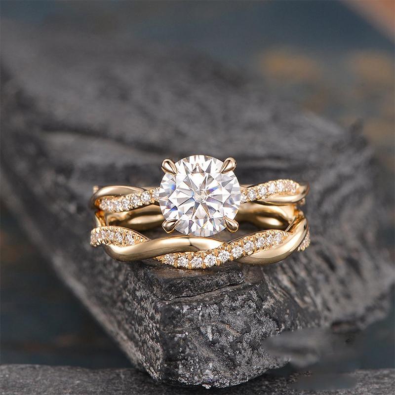 2.0ct Sona Diamond Wedding Band 925 Sterling Silver