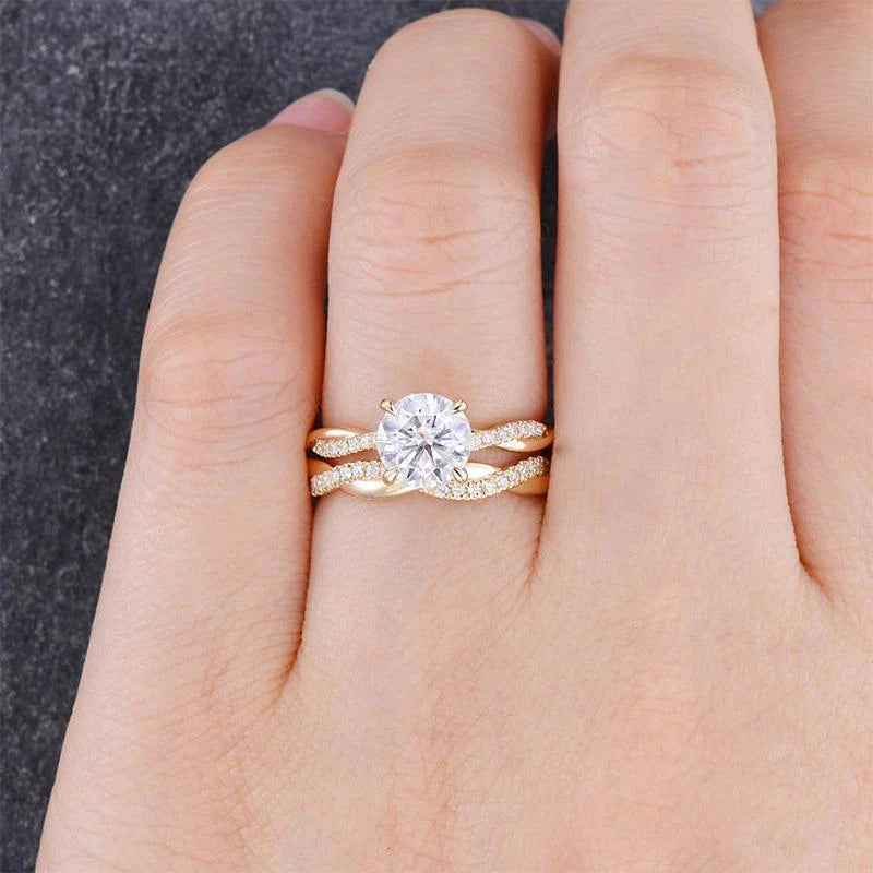 2.0ct Sona Diamond Wedding Band 925 Sterling Silver