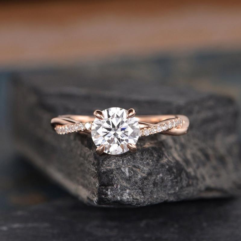 2.0ct Sona Diamond Wedding Band 925 Sterling Silver