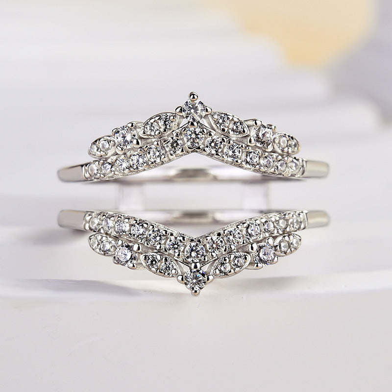1.0 Carat Simulated Diamond Ring in 925 Sterling Silver