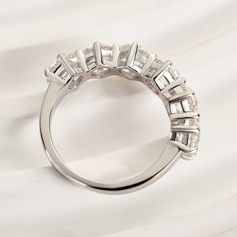 3.0Ct Round Cut Wedding Band - 925 Silver White Gold Plated