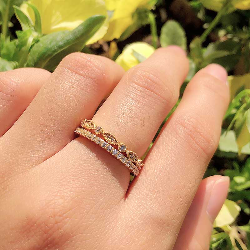 1.2 Carat Round Cut Diamond Wedding Band - Sterling Silver