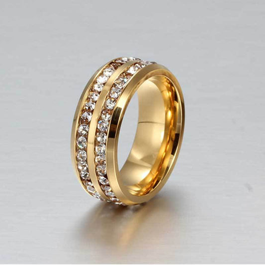 925 Silver Three-Tone 1ct Sona Diamond Men's Wedding Band