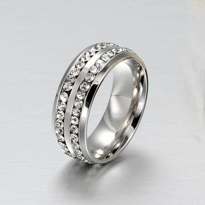 925 Silver Three-Tone 1ct Sona Diamond Men's Wedding Band