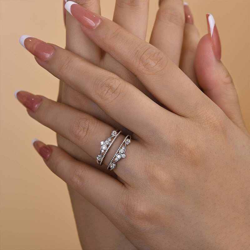 0.25Ct Sona Diamond Solitaire Ring - White Gold Plated 925 Silver