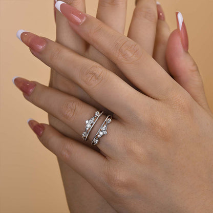 0.25Ct Sona Diamond Solitaire Ring - White Gold Plated 925 Silver