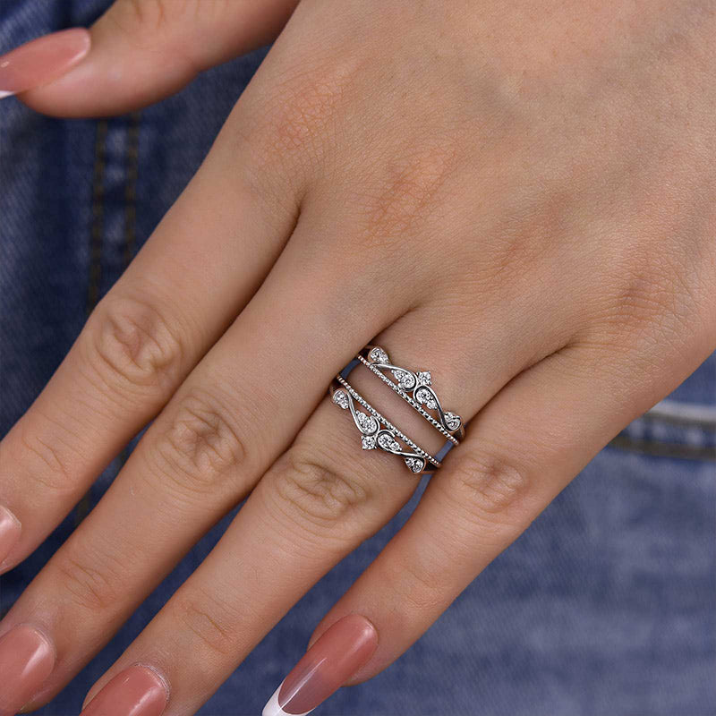 0.25Ct Sona Diamond Solitaire Ring - White Gold Plated 925 Silver