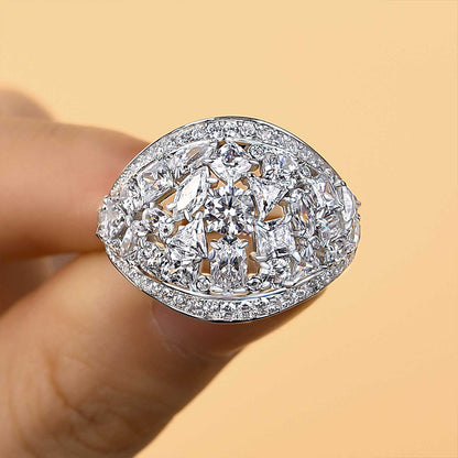 8.0Ct Mixed Cut Simulated Diamond Eternity Band