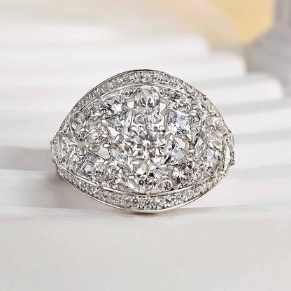 8.0Ct Mixed Cut Simulated Diamond Eternity Band