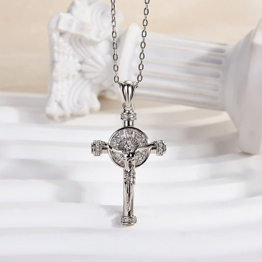 400mm Adjustable Diamond Necklace 925 Silver
