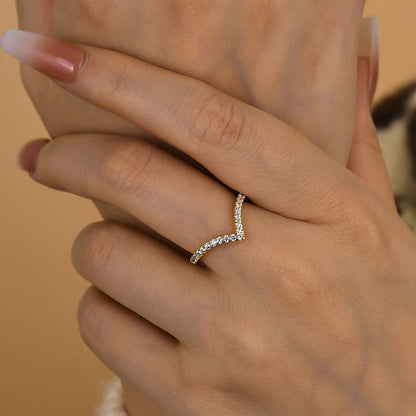 0.5Ct Round Simulated Diamond Tri-Color Gold Ring