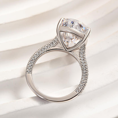 8 Carat Pear Cut Diamond Solitaire Ring