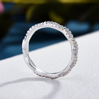 1.5Ct Round Cut Simulated Diamond Bracelet 925 Silver White Gold