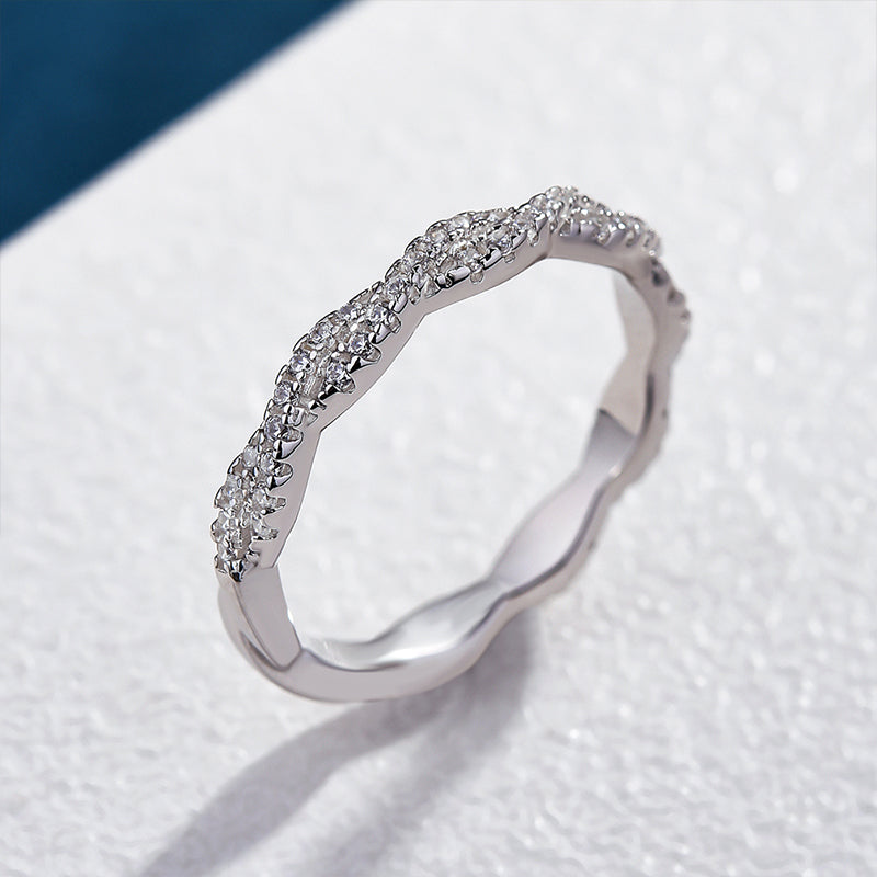 1.5Ct Round Cut Simulated Diamond Bracelet 925 Silver White Gold