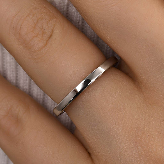 925 Sterling Silver 18K Gold Plated 0.4CT Simulated Diamond Ring