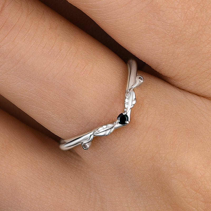 925 Silver 18K Tri-Tone Plated 0.1Ct Simulated Diamond Ring