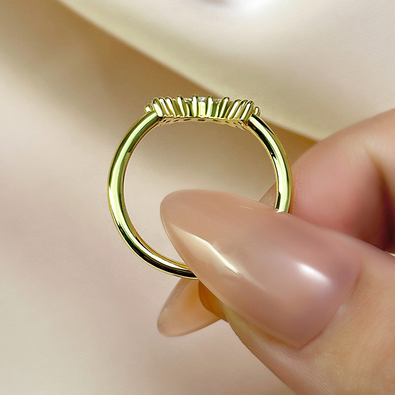 925 Silver Two-Tone 0.5ct Diamond Wedding Band