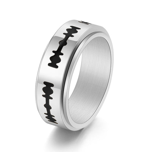 Tungsten Carbide Band White/Yellow/Black Gold Plated