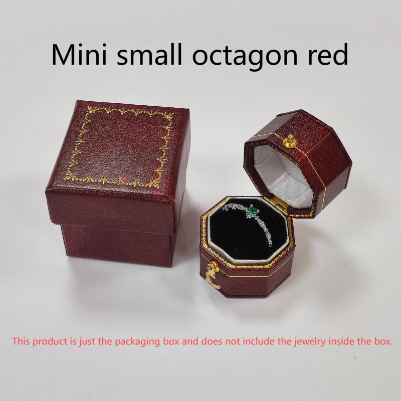 Vintage Oversized Light Luxury Jewelry Box Heart-shaped Engagement Rring Box