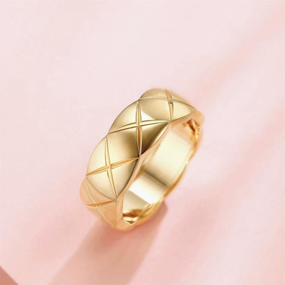 Sterling Silver Men's Ring, White & Yellow Gold Plated, Rhodium Finish