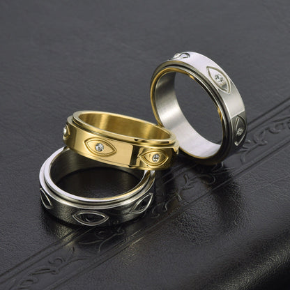 Tungsten Carbide Gold Plated Diamond Men's Wedding Band