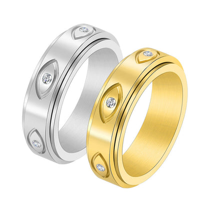 Tungsten Carbide Gold Plated Diamond Men's Wedding Band