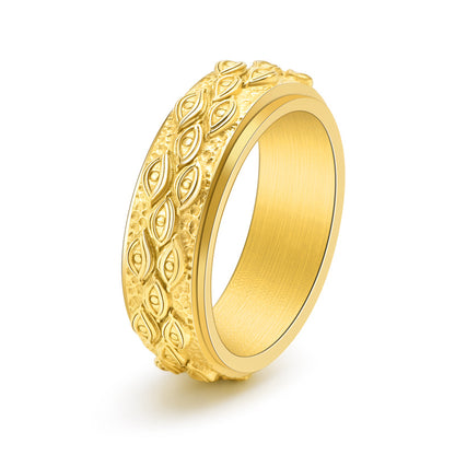 Tungsten Carbide "Eye of God" Men's Wedding Band
