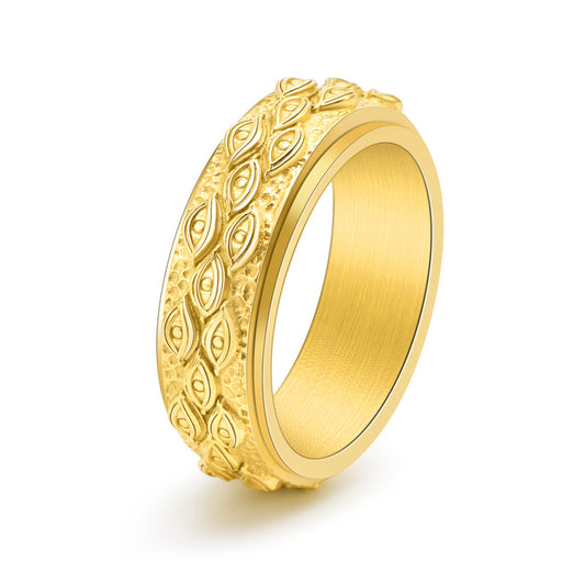Tungsten Carbide "Eye of God" Men's Wedding Band