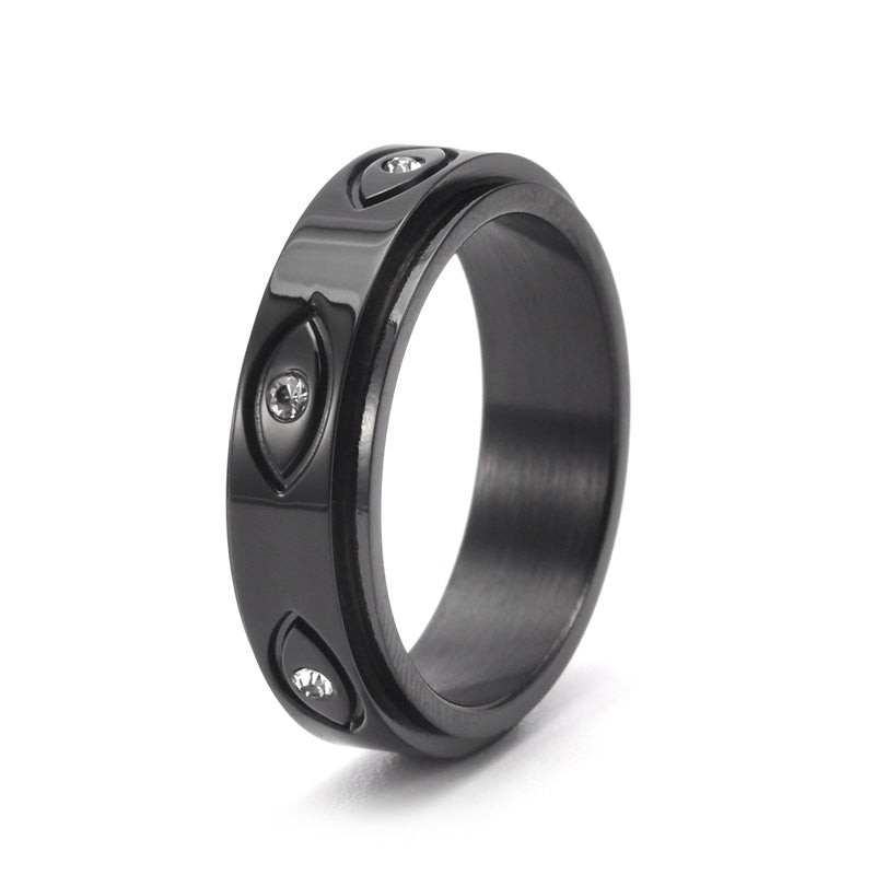 Tungsten Carbide Gold Plated Diamond Men's Wedding Band