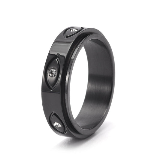Tungsten Carbide Gold Plated Diamond Men's Wedding Band