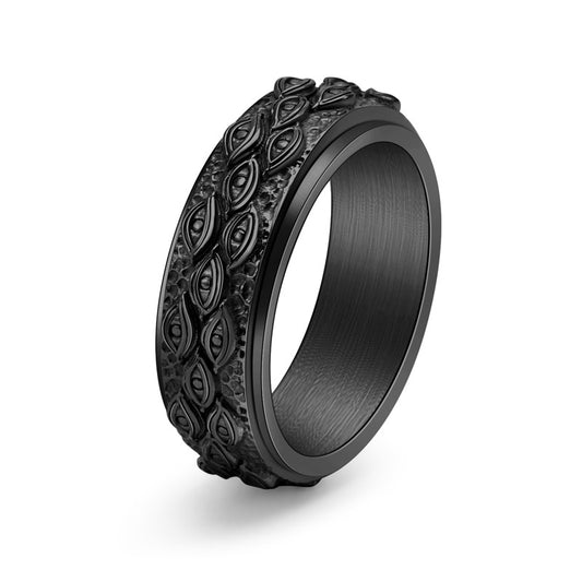 Tungsten Carbide "Eye of God" Men's Wedding Band