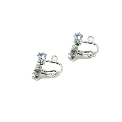 S925 Ear Clip Converter Ear Stud Earrings Without Ear Holes And Ear Accessories